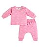 The Mom Store Full Sleeves Fairyland Printed Tee With Coordinating  Pajama Set - Pink