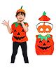 Sarvda Halloween Theme Unisex Pumpkin Costume Set - Orange