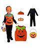 Sarvda Halloween Theme Unisex Pumpkin Costume Set - Orange