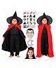 Sarvda Halloween Theme Unisex Vampire & Robe Costume Dress Wth Dracula Mask - Red
