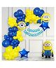 Special You Birthday Decoration DIY Combo Kit Minion Theme Multicolor- Pack of 68 Items
