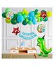 Special You Birthday Decoration DIY Combo Kit Dinosaur Theme with Dinosaur Foil Balloon Set - Pack of 48 Items