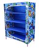 Little One's   4 Shelves Baby Foldable Wardrobe   Jungle Blue