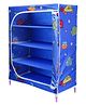 Little One's   4 Shelves Baby Foldable Wardrobe   Aquatic Blue