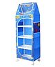 Little One's   5 Plastic Shelves Baby Wardrobe Toy Organizer   Aquatic Blue   TB5 FB