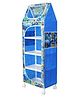 Little One's   5 Plastic Shelves Baby Wardrobe Toy Organizer   Jungle Blue   TB5 AB