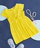 YU by Pantaloons Cap Sleeves Polka Dots Printed Dress - Yellow
