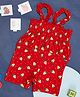 YU by Pantaloons Sleeveless Strawberry Printed Jumpsuit - Yellow