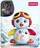 Babyhug Premium 3 in 1 Bump and Go Smart Swing Penguin Colorful Toy for Babies| Eye Blinking Animal Toy With Music, Lights & Sounds For 0-2 Years| Fun Learning Toy for Kids| Best Gift for Toddlers| Non-Toxic| BIS Certified