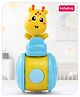 Babyhug Push and Go Giraffe on Wheel Toy| Gifting Toy| Child Safe Material| BIS Certified|Build Gross Motor Skills and Hand-Eye Coordination| 3 Years+
