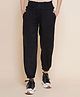 Mine4Nine  Solid Maternity Trouser - Black