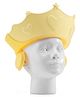 Crown Shape Shower Cap - Yellow