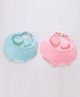 Adjustable Shower Caps with Buckle Pack of 2 - Blue and Pink