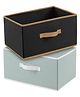 Fun Homes Rectangular Storage Box Pack of 2 - Multicolour