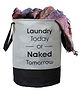 Fun Homes Laundry Bag with Handles - Grey
