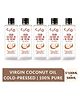 Coco Crush Coconut Oil for Oil Pulling Gandusha Kriya Pack of 5 - 100ml each