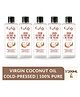 CCoco Crush Coconut Oil for Oil Pulling Gandusha Kriya Pack of 5 - 200ml each