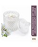 Coco Crush Rose Aromatherapy Crystal Jar Candle  100% Pure Soy Wax  Natural Fragrance - 85 g
