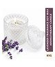 Coco Crush Lavender Aromatherapy Crystal Jar Candle -100% Pure Soy Wax, Natural Fragrance (85 g)