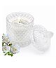 Coco Crush Rose Aromatherapy Crystal Jar Candle -100% Pure Soy Wax, Natural Fragrance - 160g
