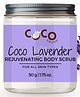 Coco Crush Lavender Coconut Body Scrub Skin Rejuvenation 100% Natural  (15 g)