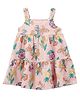 Carter's Sleeveless Frock With Floral Print -Multicolor