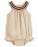 Carter's Sleeveless Onesies Solid Colour -  Tan