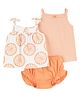Carter's Sleeveless Singlet Tops & Bloomer - Orange