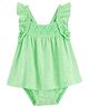 Carter's Sleeveless Onesies Solid Colour - Green