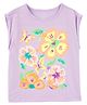 Carter's Sleeveless Floral Printed T-Shirt - Purple