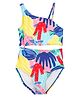 Carter's Sleeveless Printed V Cut Swimsuit - Multicolor