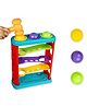 Sanjary Hammer and Roll Tower Ball Track Knock Bench Plug Play Pound & Roll Super Durable Pound A Ball - multicolour