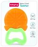 Babyhug Orange Shaped Water Filled Teether- Orange and Green| BPA Free Teething Toy| Soothing Gums| 100% Food Grade | Easy to Clean| Easy to Grasp| PVC Free
