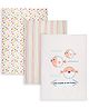 Tidy Sleep Sea Friends Diaper Changing Mats For Baby Pack Of 3