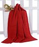 JoE Hazel Red Colour Baby Blanket - Onesize