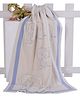 JoE Hazel Sky Blue Colour Elephant Print Baby Blanket - Onesize