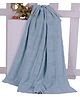JoE Hazel Solid Baby Blanket - Sky Blue