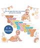 Chirsh New Born Baby Nappies Pack Of 10 (0-4 Months) - Multicolor