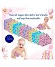 Chirsh New Born Baby Cloth Diapers Pack Of 10 (0-6 Months) - Multicolor