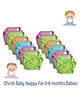 Chirsh Baby Cloth Nappy New Born Washable Reusable Cloth Diapers Pack Of 10 (0-6 Months) - Multicolor