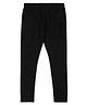 Earth Conscious  Cotton Lycra Abstract Dots Printed Leggings - Black