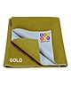 BeyBee Cotton Baby Bed Protecting Mat (Golden, Small)