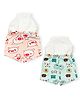 Snugkins Potty Training Shorts for Toddlers, Boys and Girls 100% Cotton. Size 1 Fits 1  2 years - Pack of 2