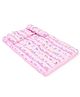 Baby Bed Set With Pillow And Bolster Animal Print - Light Pink
