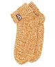 BHARATASYA  Heathered  Detailed Winter Socks - Orange