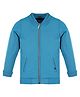 3PIN  Full Sleeves Solid Zipper Jacket - Blue
