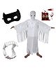 Kaku Fancy Halloween Theme Ghost Costume Set - White