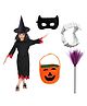Kaku Fancy Halloween Theme Costume Set -  Black