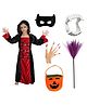 Kaku Fancy Halloween Theme Costume Set -   Black & Red
