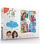 Puzzle Squad 4 in 1 Jigsaw Puzzle with 72 Piece Puzzles - Multicolor
